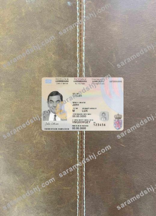 Luxembourg ID card photolook FRONT